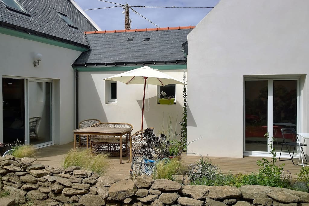 Terrasse exposée plein sud