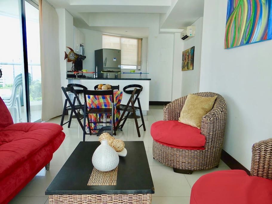Sala del apartamento