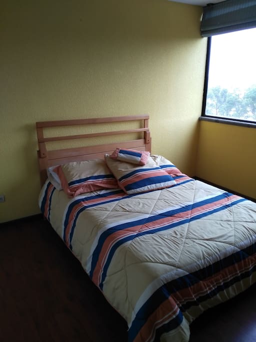 Comfortable Bedrooms with large closets.