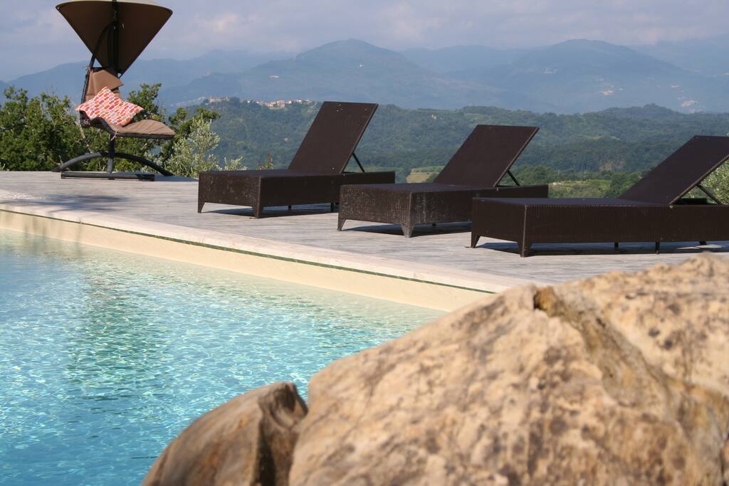 the view from the pool