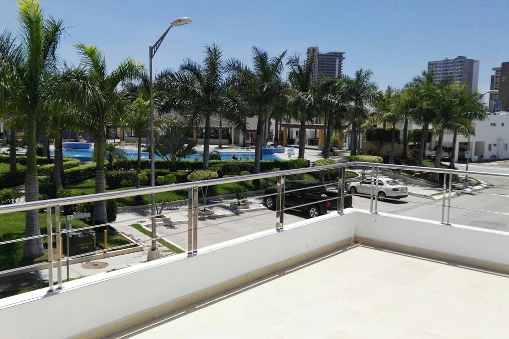 terraza de la habitación principal