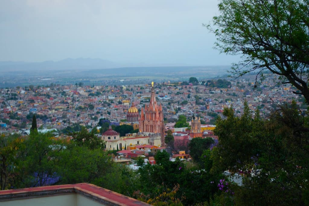 the view from the top of the Casita