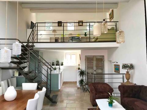 La maison du Courtil, almond-olive apartment