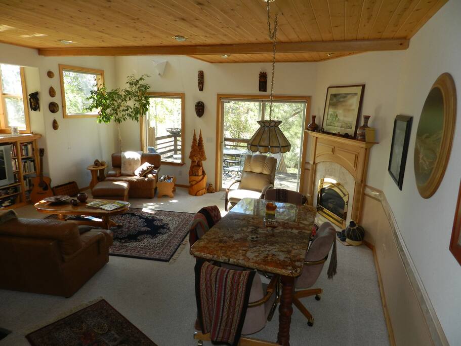 living and dinning area