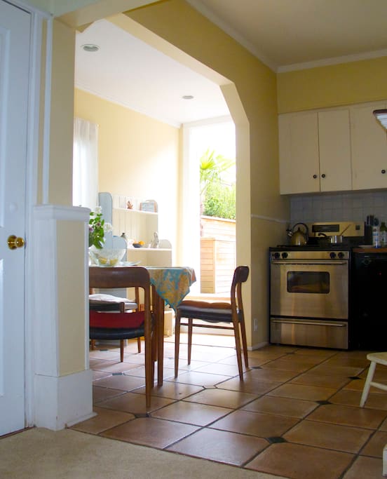 Kitchen and Door to Patio