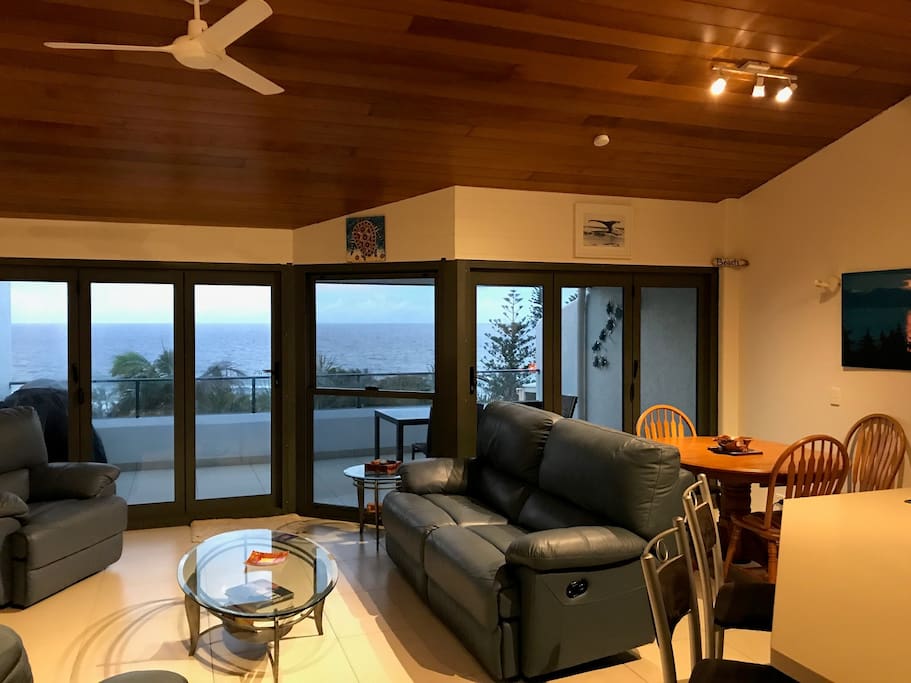 Lounge with bi-fold doors