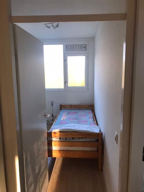 Lovely single bed room in a 3 bed room apartment