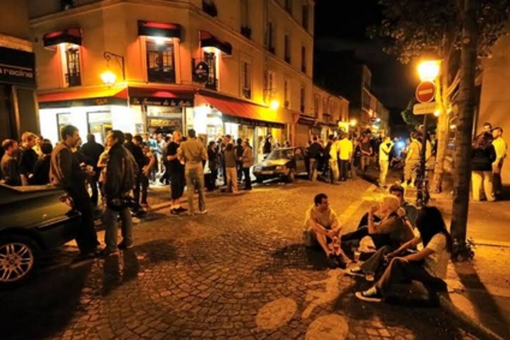 La Butte aux Cailles de nuit