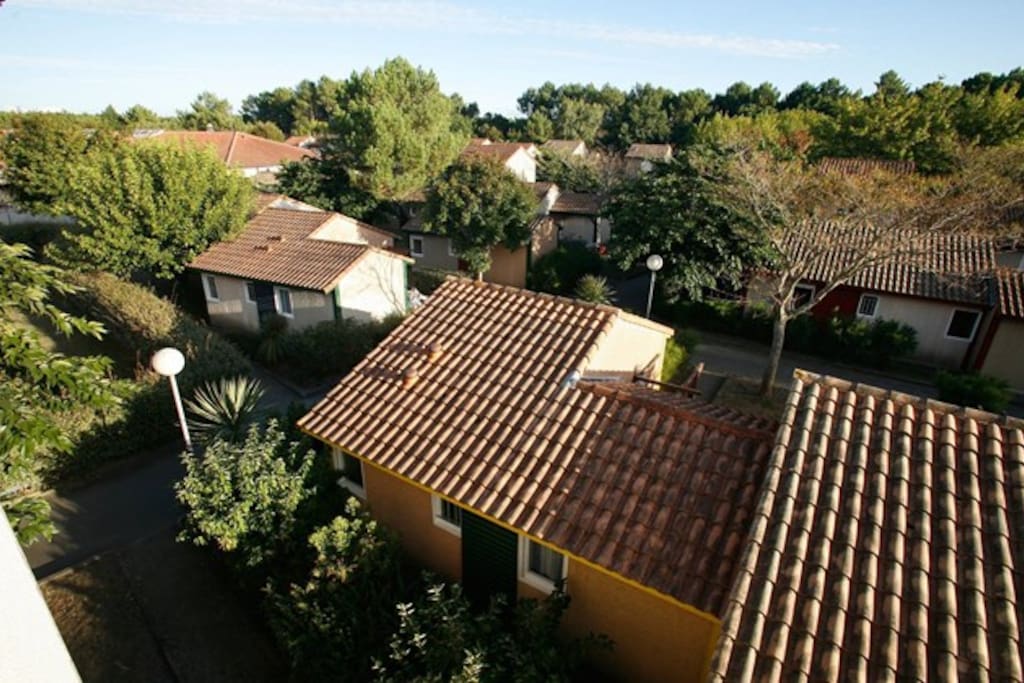 Vista aerea de la comunidad.