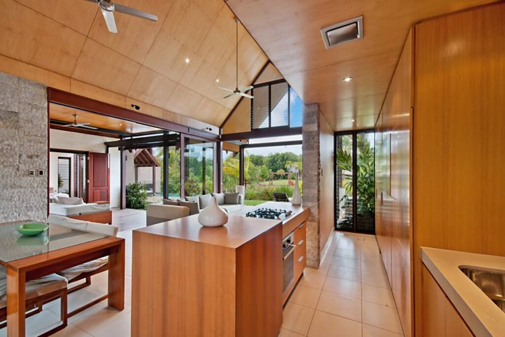 Fully equipped kitchen with quality appliances