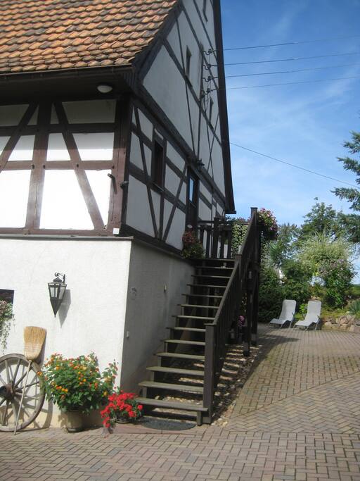 Zugang zur Ferienwohnung