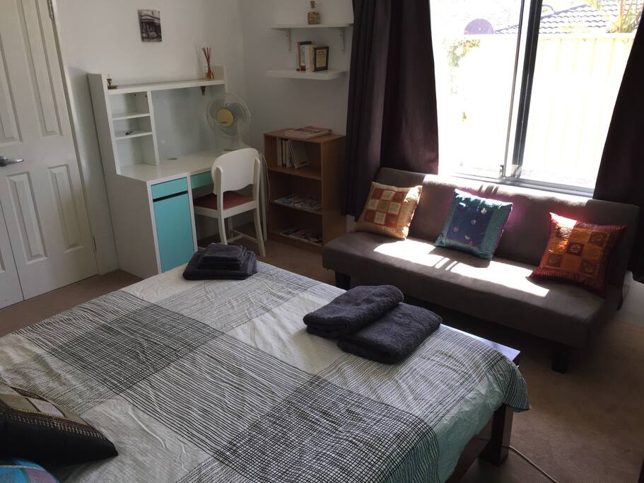 Spacious comfortable bedroom