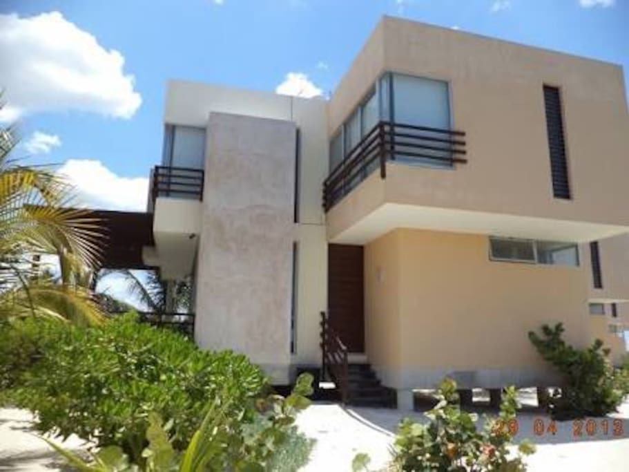 Side view of the house