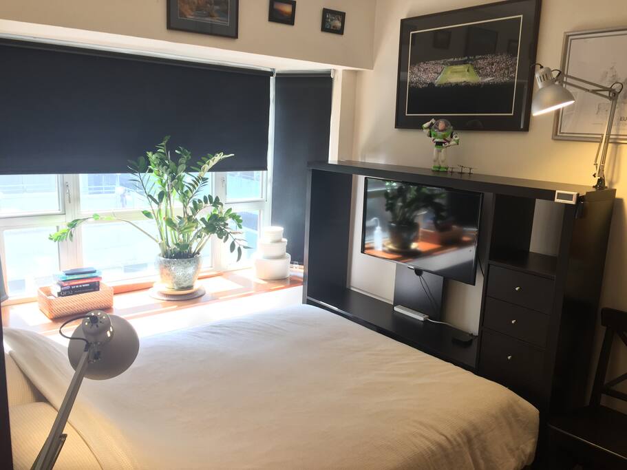 The master bedroom.