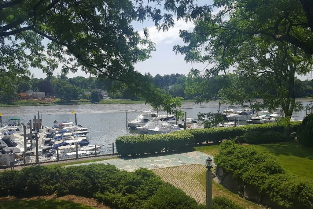 The view from the balcony