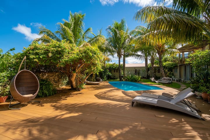 Pristine apt. ★ Garden, pool ★ Minutes to Le Morne