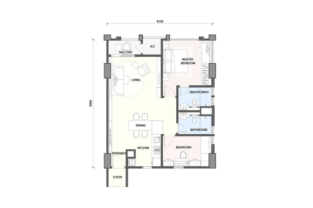 Actual floor plan