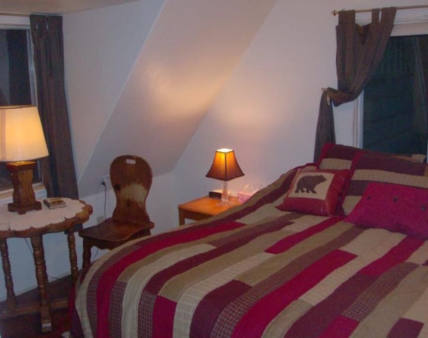 King Bedroom in the 3 bedroom Guest Cottage
