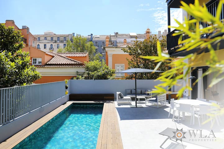 Superbe 3 Chambres Avec Terrasse Et Piscine Privée - Lissabon