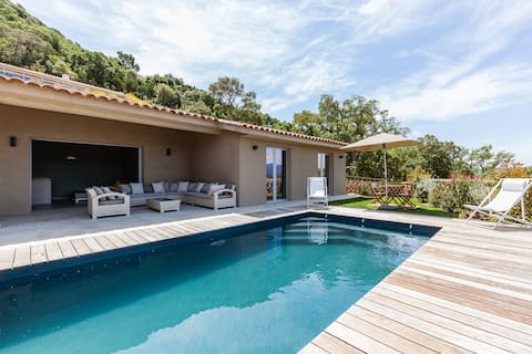 VILLA ZIGLIONE - 3CH PISCINE PRIVEE CHAUF. VUE MER