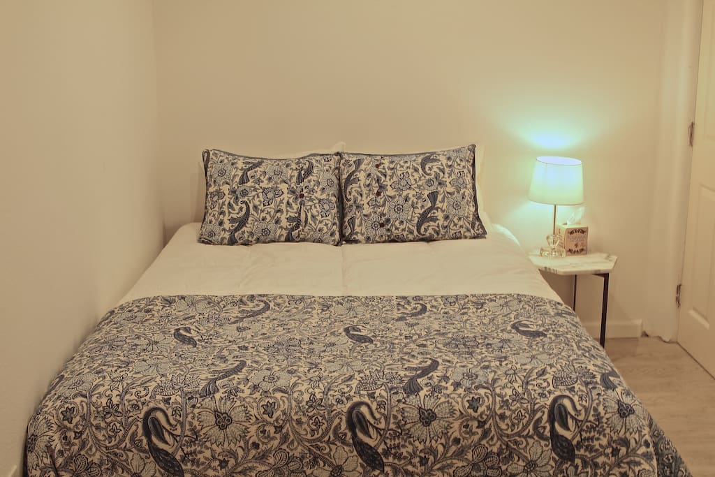 Private Suite with Queen bed, trundle bed, and queen air mattress
