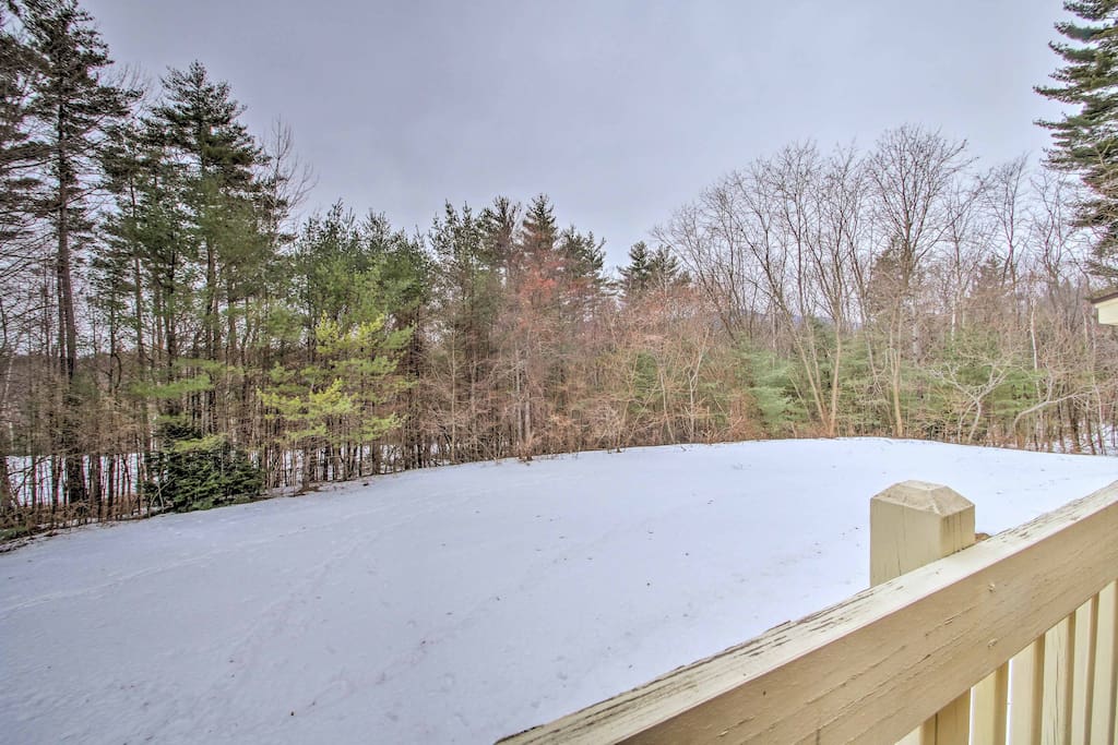 You’ll love the woodland and Moat Mountain views!