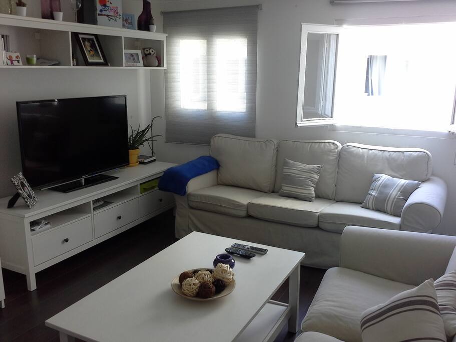 El salón de la casa.
The living room of the house.