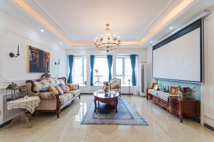 半山民宿-贰号房/空中花园/订四晚免费接机/解放碑最高端小区超大四房/有投影/近洪崖洞长江索道解放碑