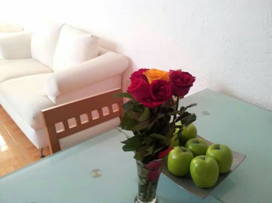 parte de la sala y comedor
