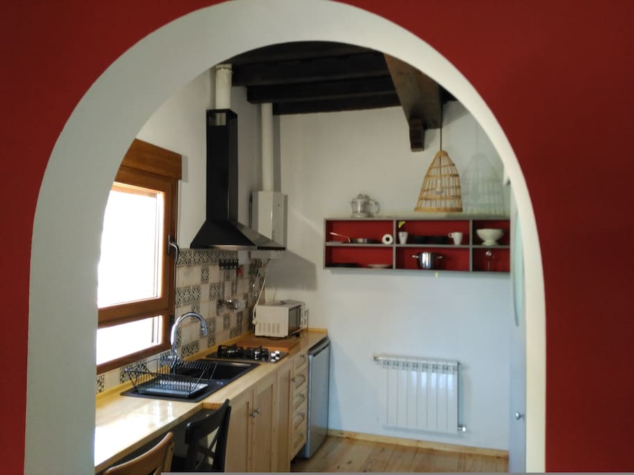 Vista de la cocina
