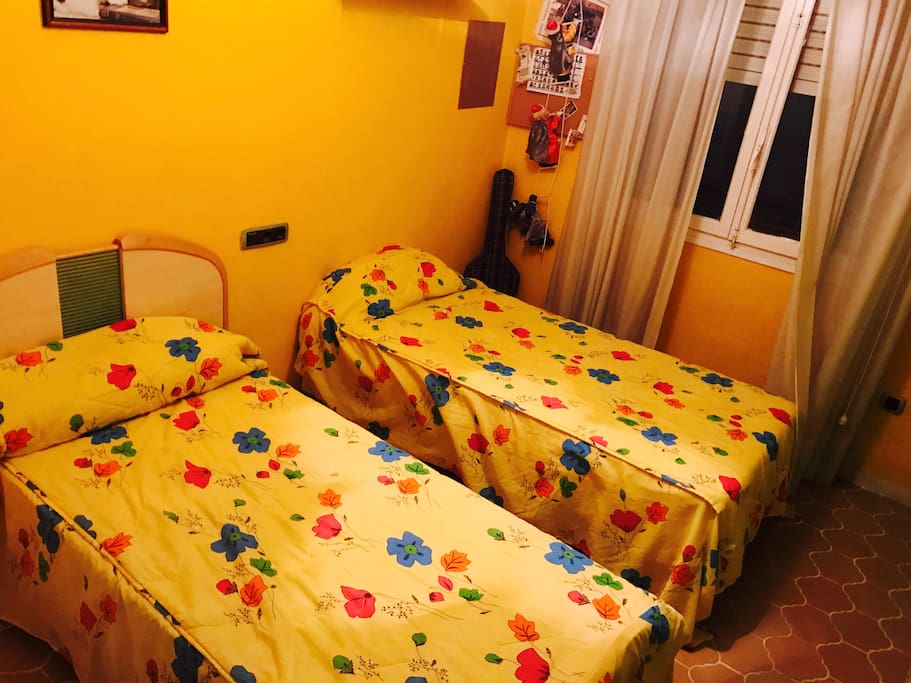 Habitación con dos camas