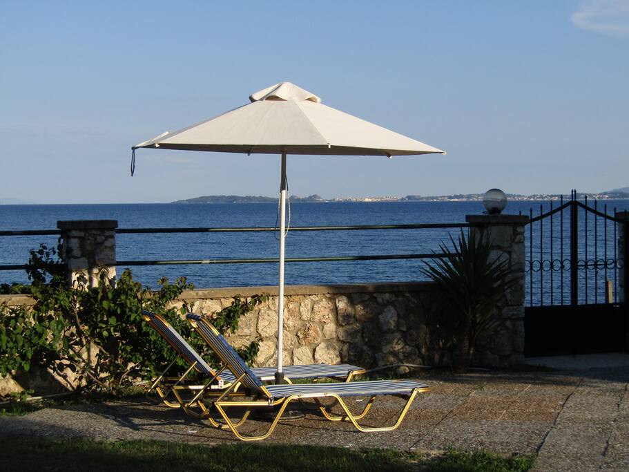 The sea view