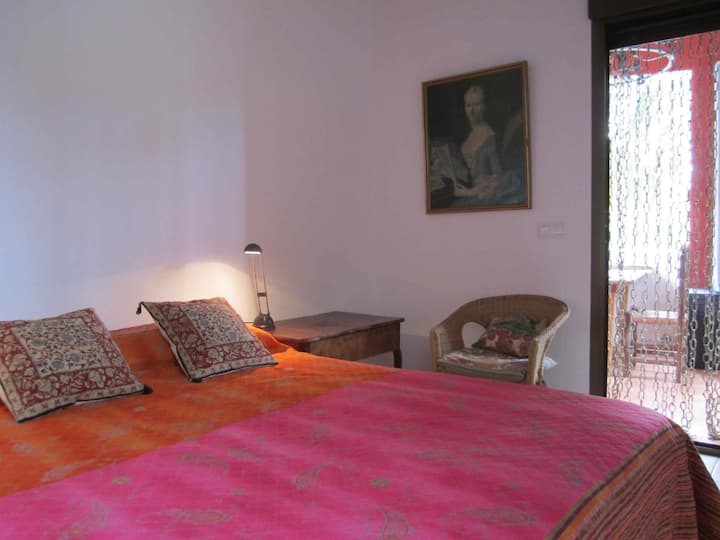 Sophie LaRoche Double Room with seperate terrace and access to pool
