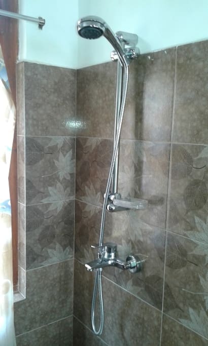 hot water shower facility
