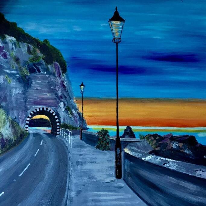 This is the black arch,it’s a mile down the coast road from my house, you can see why this part of the coast road has been voted the 4th most beautiful place in the world. You can walk it or run it for a fabulous view and take lots of photos. There’s free parking at my house for guests all year round. I also cater for motorbike groups for the north west 200 and cycling clubs etc as well as runners and walkers.