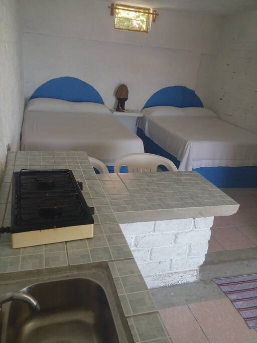 pequeña cocina.