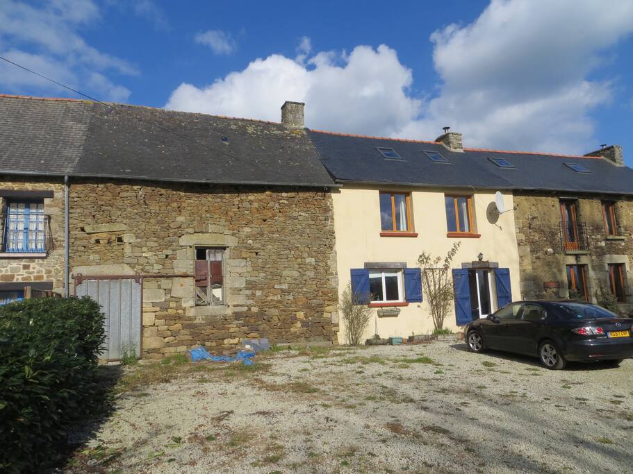 Side view of the house