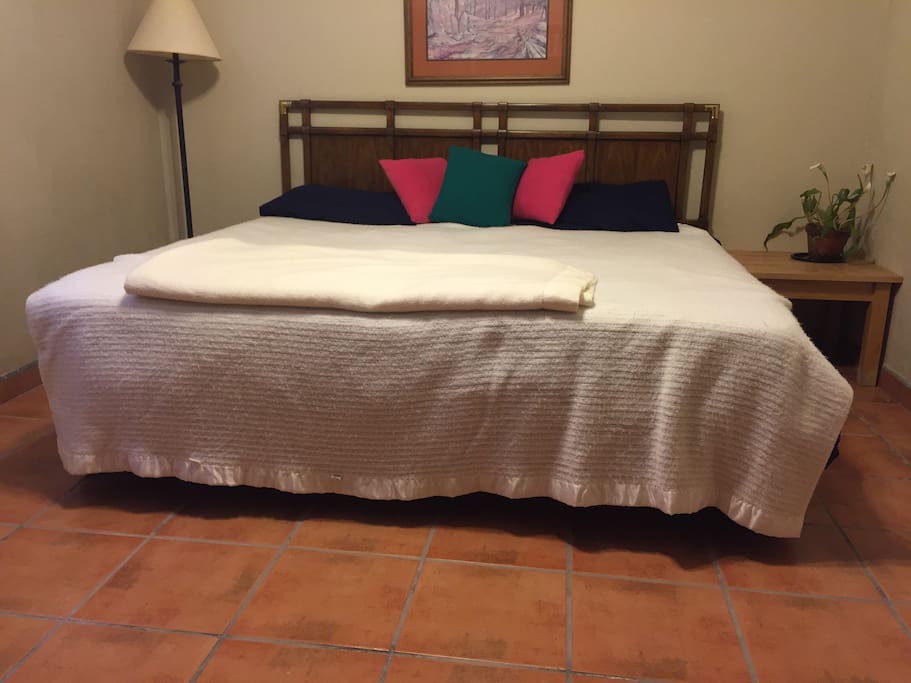Master bedroom with king bed