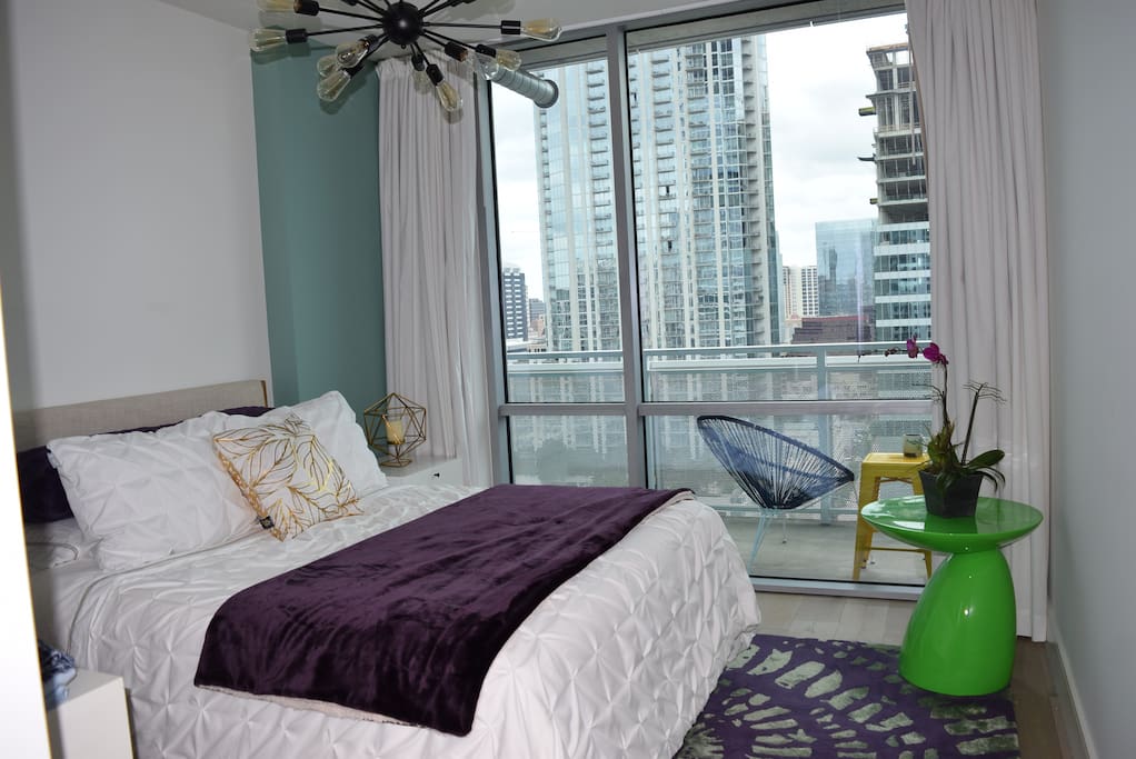 Luxurious bedding with gel foam mattress