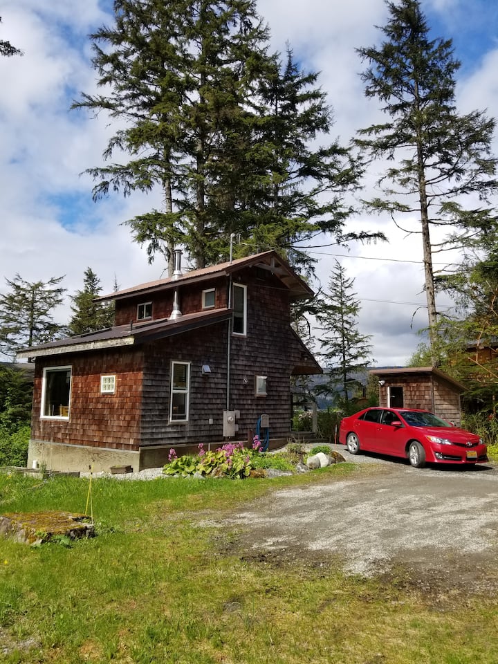 Unique Alaskan Cabin minutes from airport/ferry Cabins for Rent in