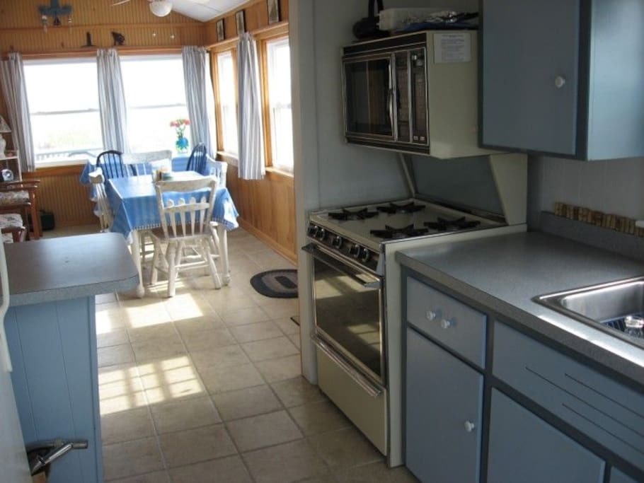 Kitchen looking towards dining