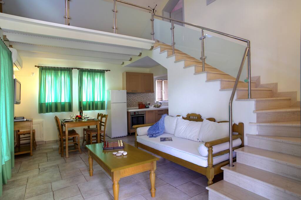 Big apartment-Living room-stairs