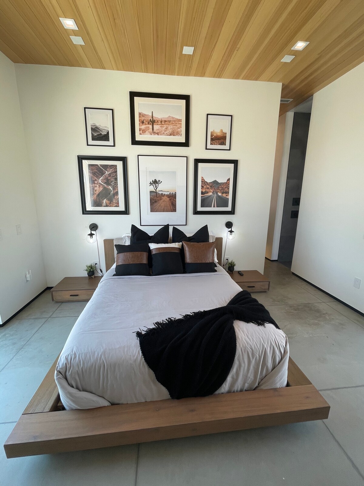 卧室配备超舒适的标准双人床。