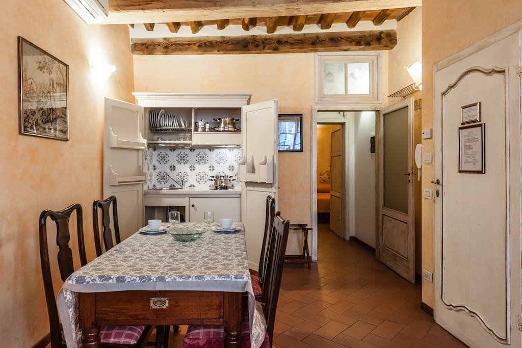 Dining space in the Living with Kitchenette