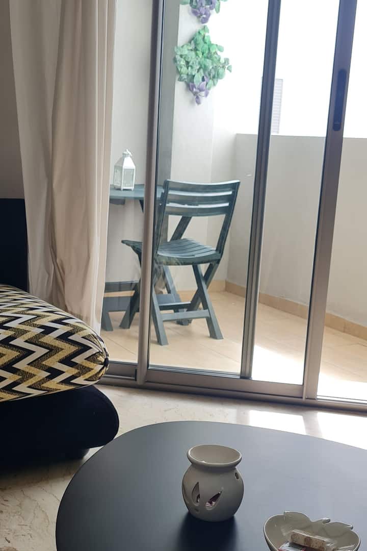 Cosy Appart 5min Plage(calm Wifi Aircond Parking) - Mohammédia