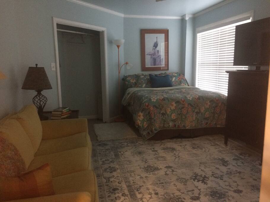 Private bedroom with private entry