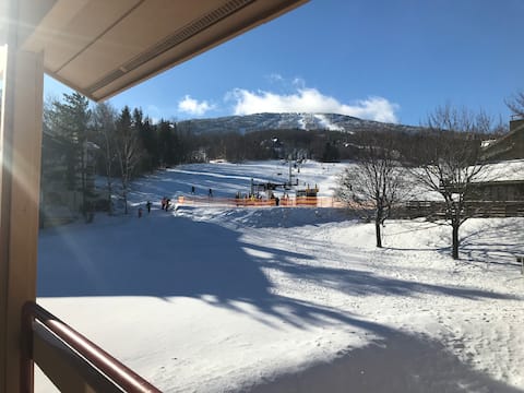 Luxury two-story ski condo right on the mountain!