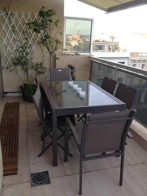 Terrasse 16 m²