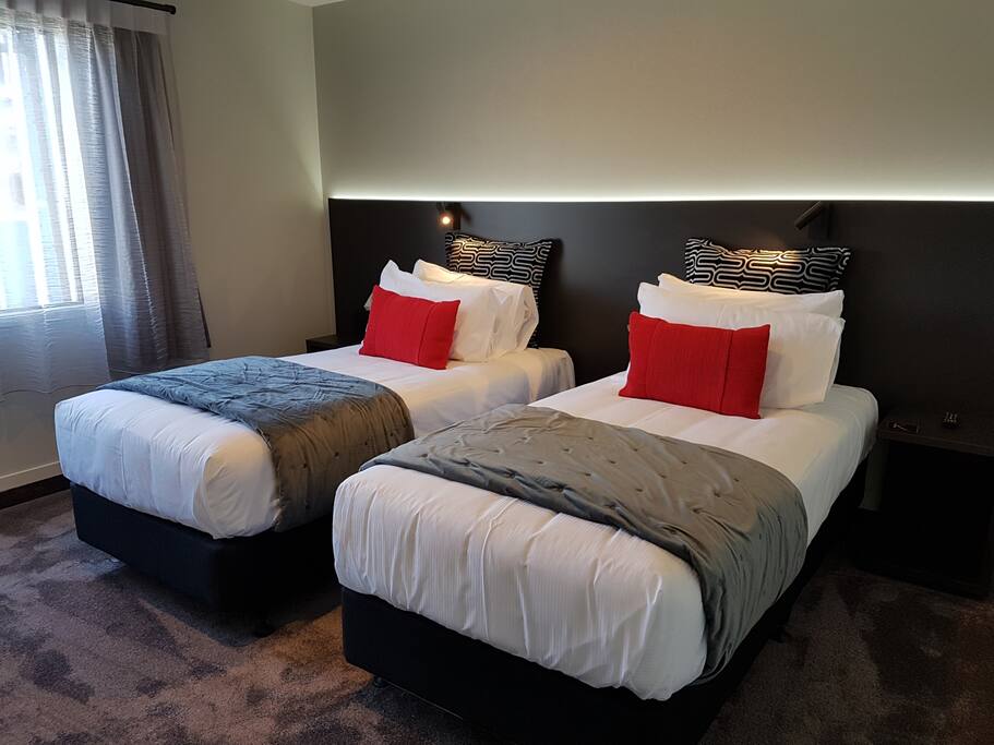 Super king or 2 single beds in each bedrooom