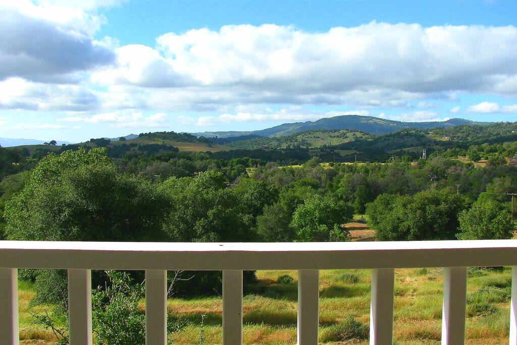 Spectacular front porch view